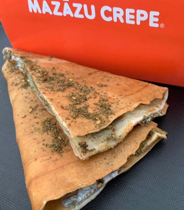 كريب زعتر ولبنه