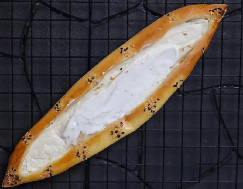 فطيرة لبنة سائلة