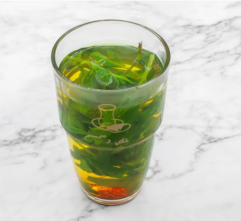 كوب نعناع سادة كبير