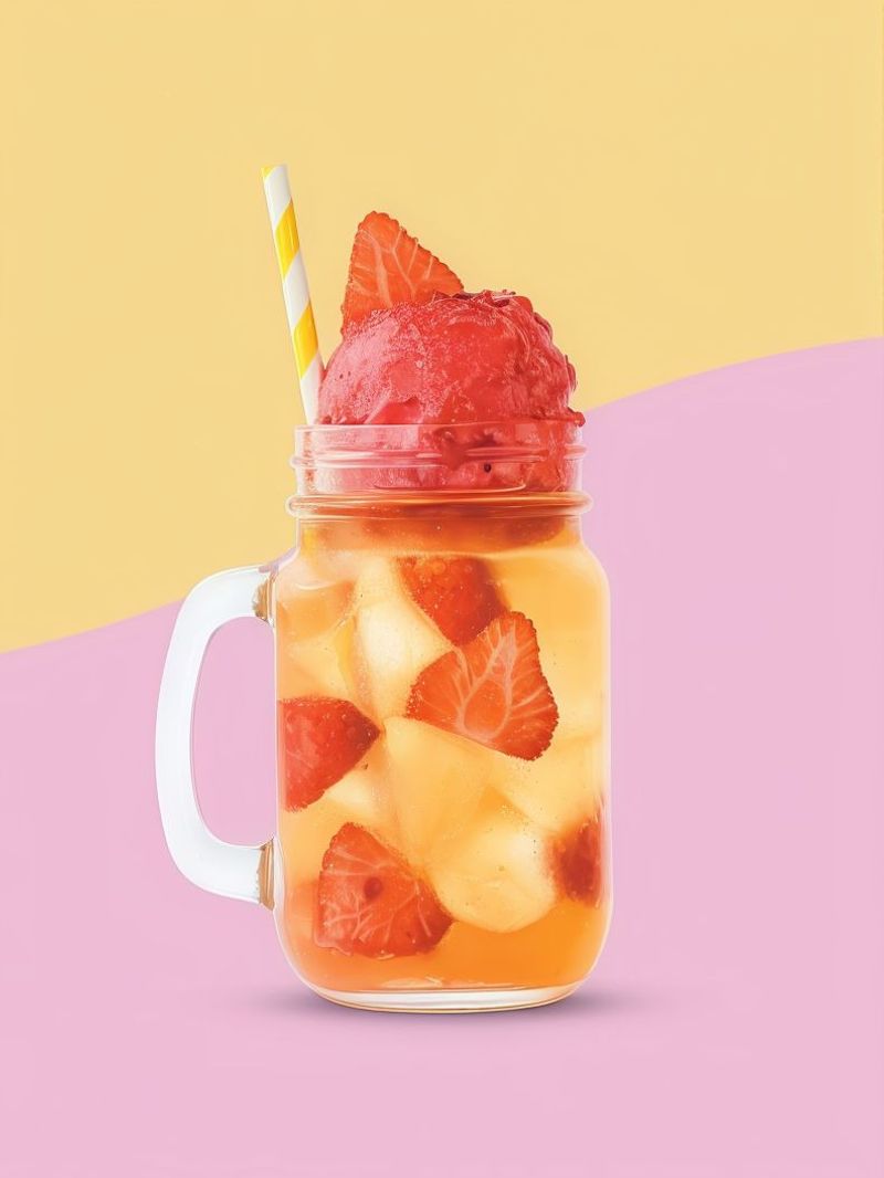 سوربيه آيس تي بالتوت الأحمر