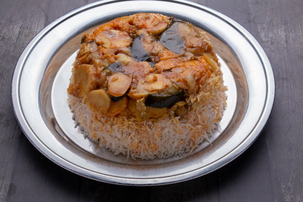 حبه دجاج مقلوبة