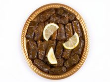 Large Plate Of Grape Leaves