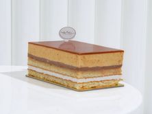 Caramel Mousse Cake Pieces