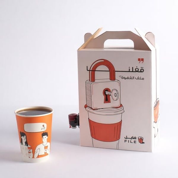 بوكس قهوة اليوم حارة ١ لتر