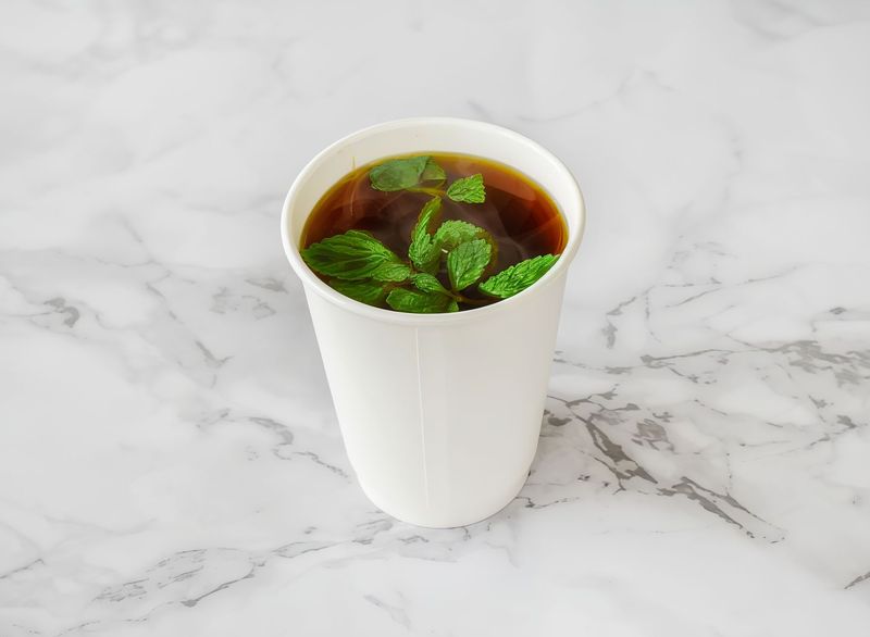 كوب نعناع سادة