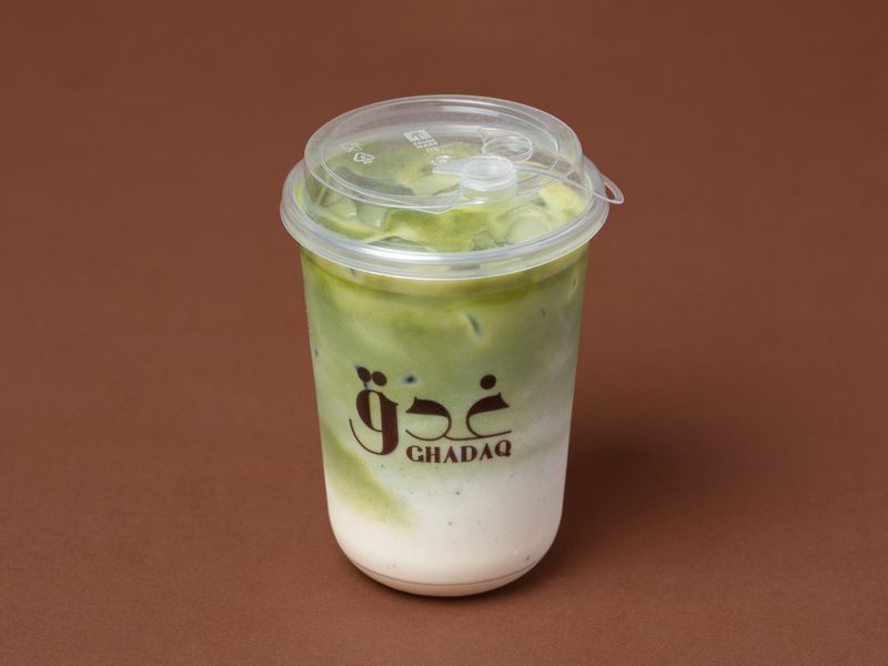 ماتشا لاتيه مثلج