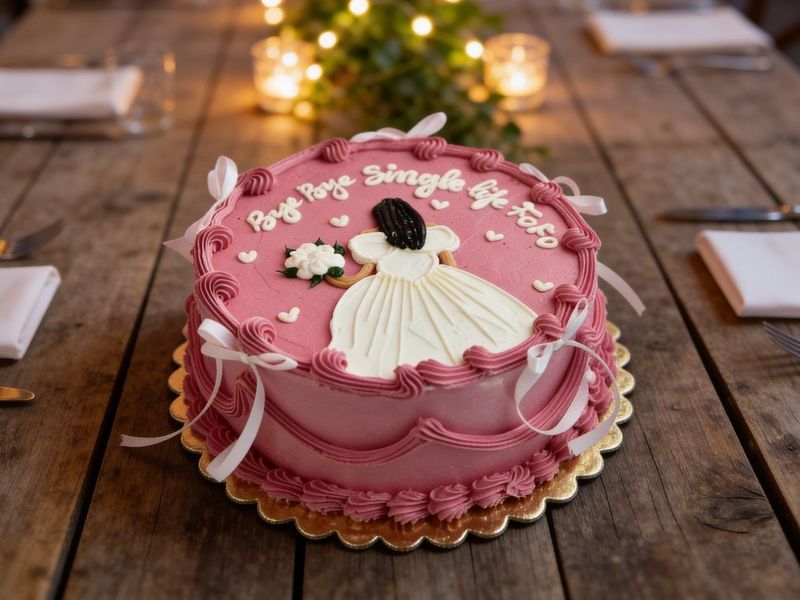 كيك توديع العزوبيه باي باي سنقل