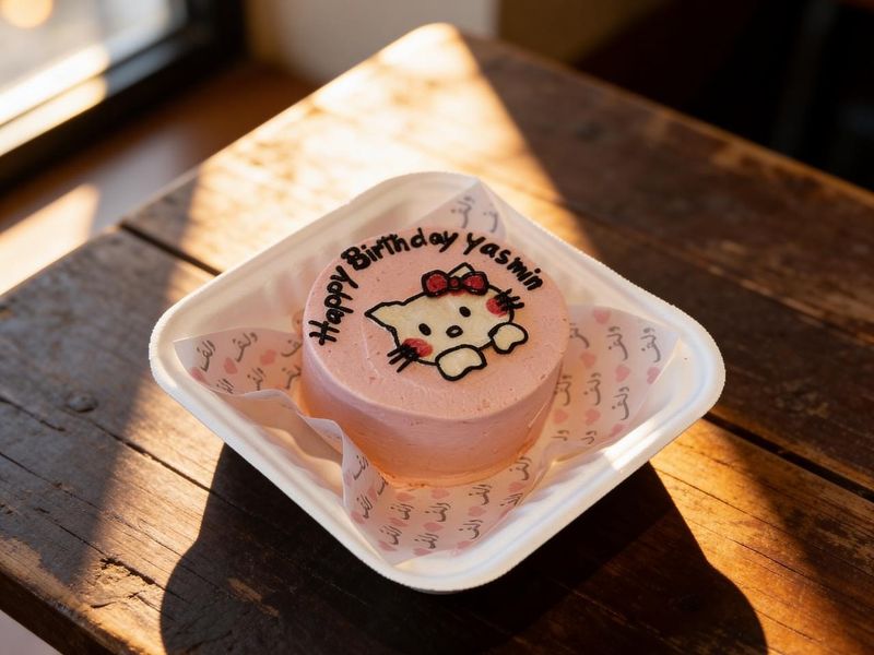كيكة ميلاد هيلوكيتي مقاس صغير
