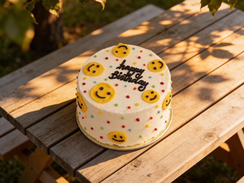 كوري كيك سمايل يوم ميلاد حجم صغير