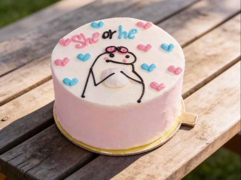 كيكة تحديد جنس المولود ولد