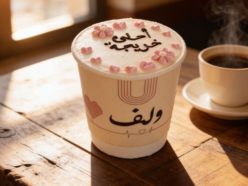 كوب كيك كتابة احلى خريجة