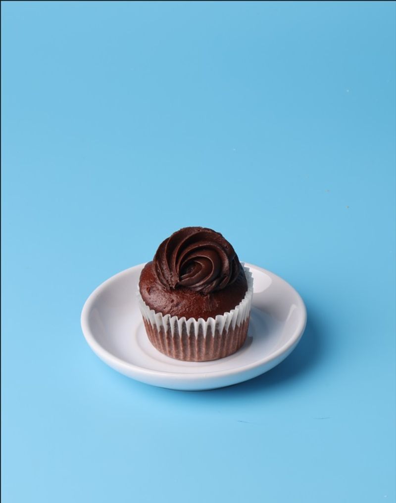 كب كيك الشوكولاته