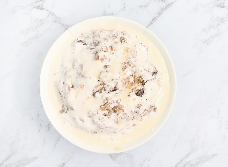 معصوب قشطة بالحليب