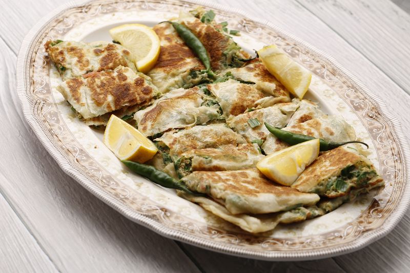 مطبق خضار  - باللحم