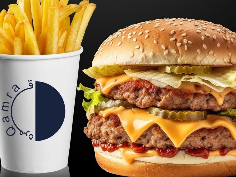 دبل برجر لحم