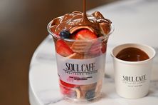 Cup Trdelnik With Berries And Strawberries