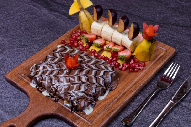 كريب نوتيلا مع الفواكه - مكس