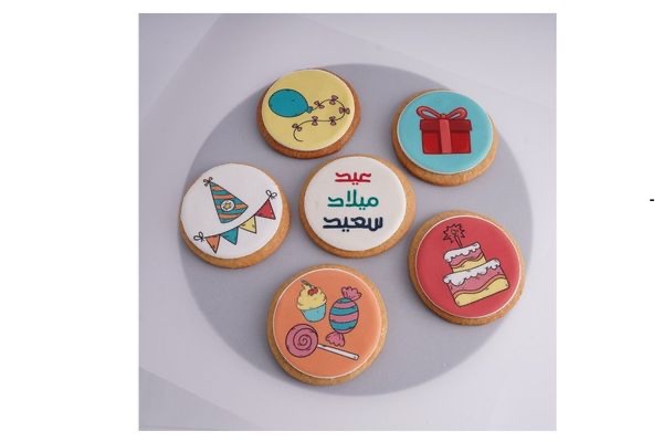 كوكيز عيد ميلاد خاص 6 قطع