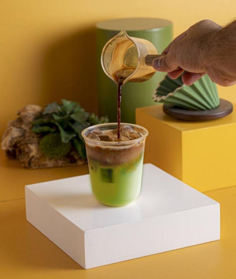 آيس لاتيه بستاشيو