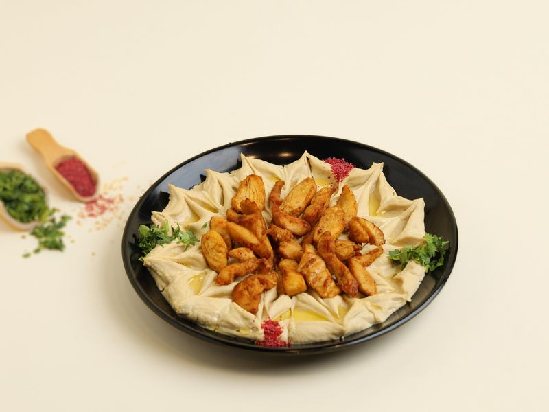 حمص بشرائح الدجاج