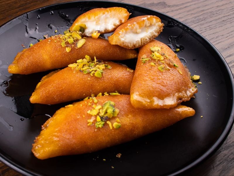 قطايف عصافير بالقشطة 1 كيلو