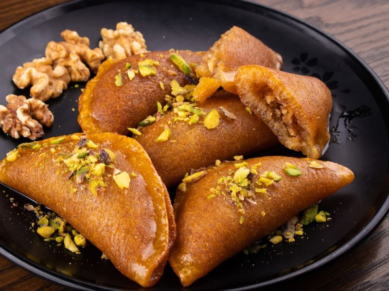 قطايف بالمكسرات 1 كيلو