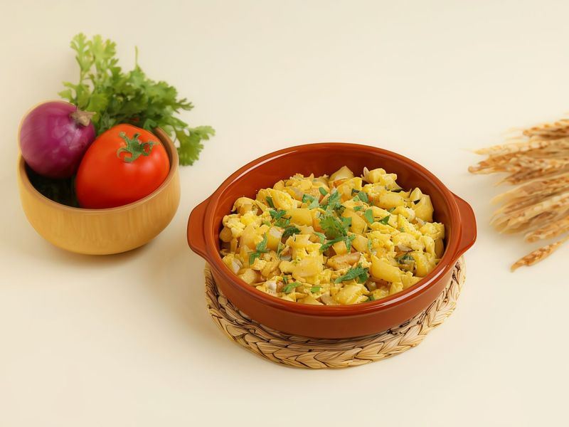 بيض بالخضار