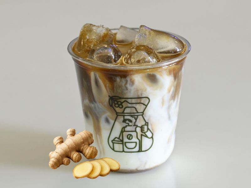 ايس زنجبيل لاتيه