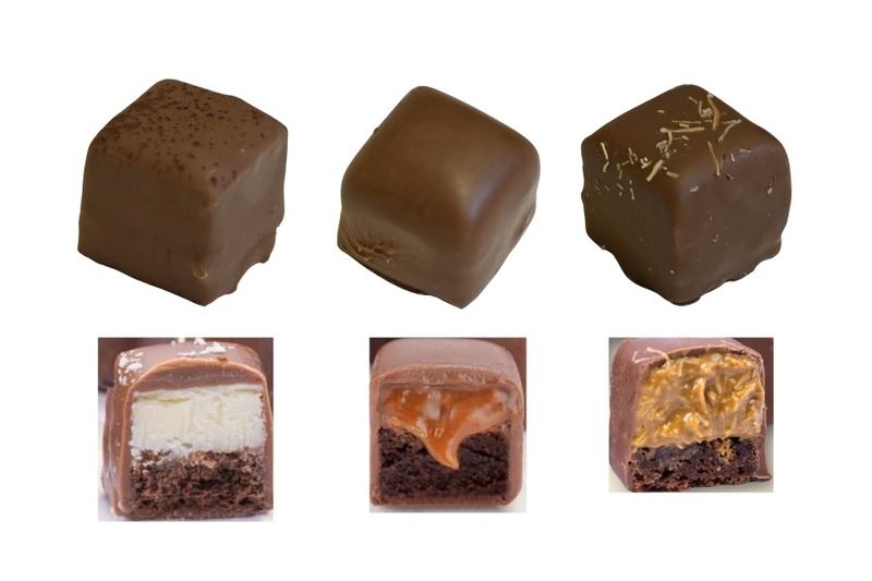 مربعات البراونيز - كراميل