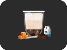 Coconut Milk Salted Caramel Iced Latte