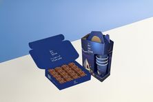 Crunchy Chocolate Box With Coffee Container