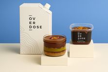 Coffee Day Container With 1 Nutella Cake And 1 Kunafa Pouding