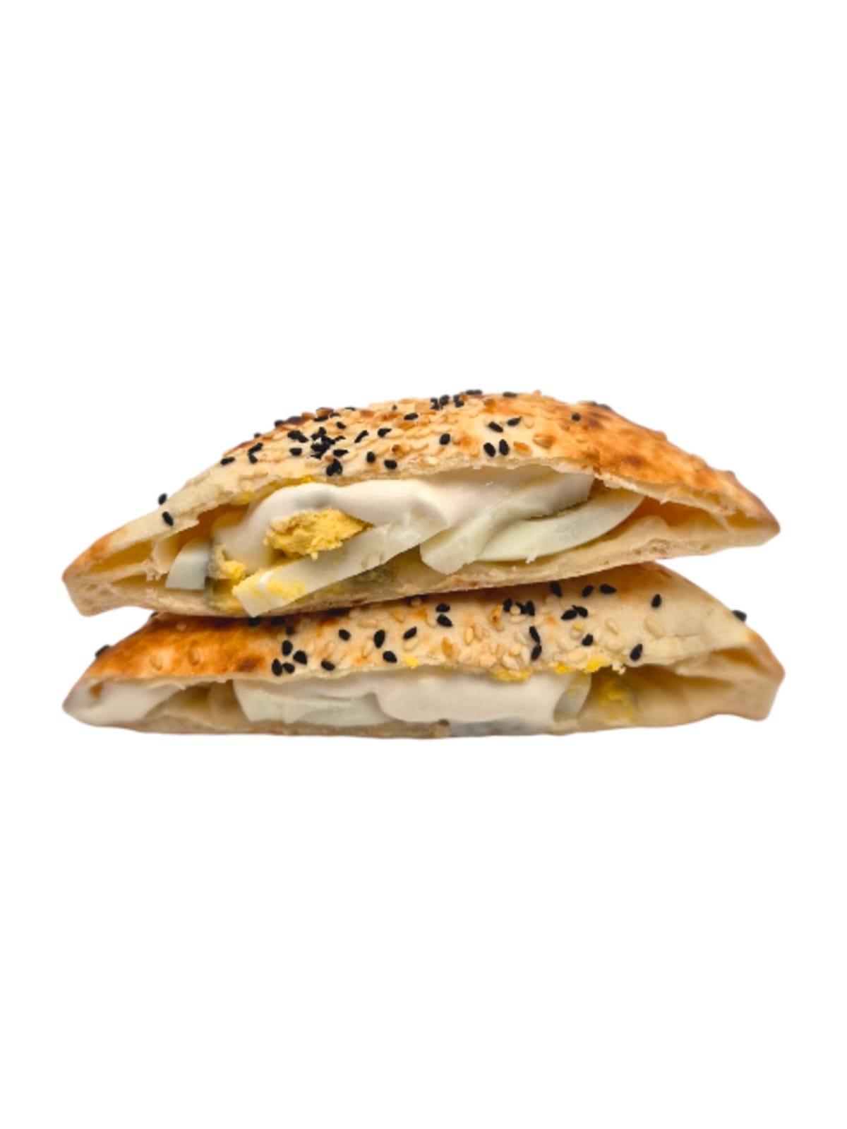 فطيرة بيض مسلوق مدوره