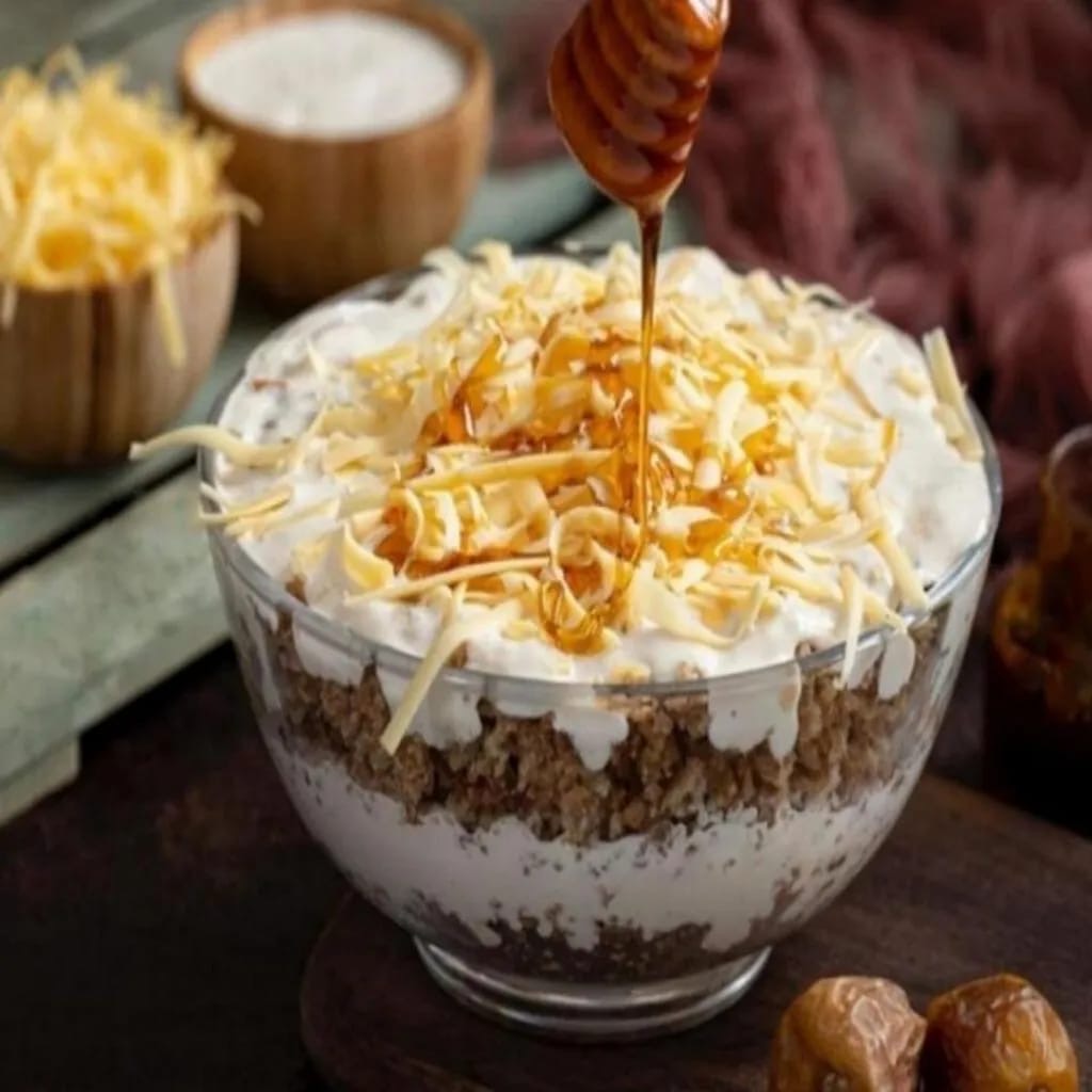 عريكه قشطه عسل جبن