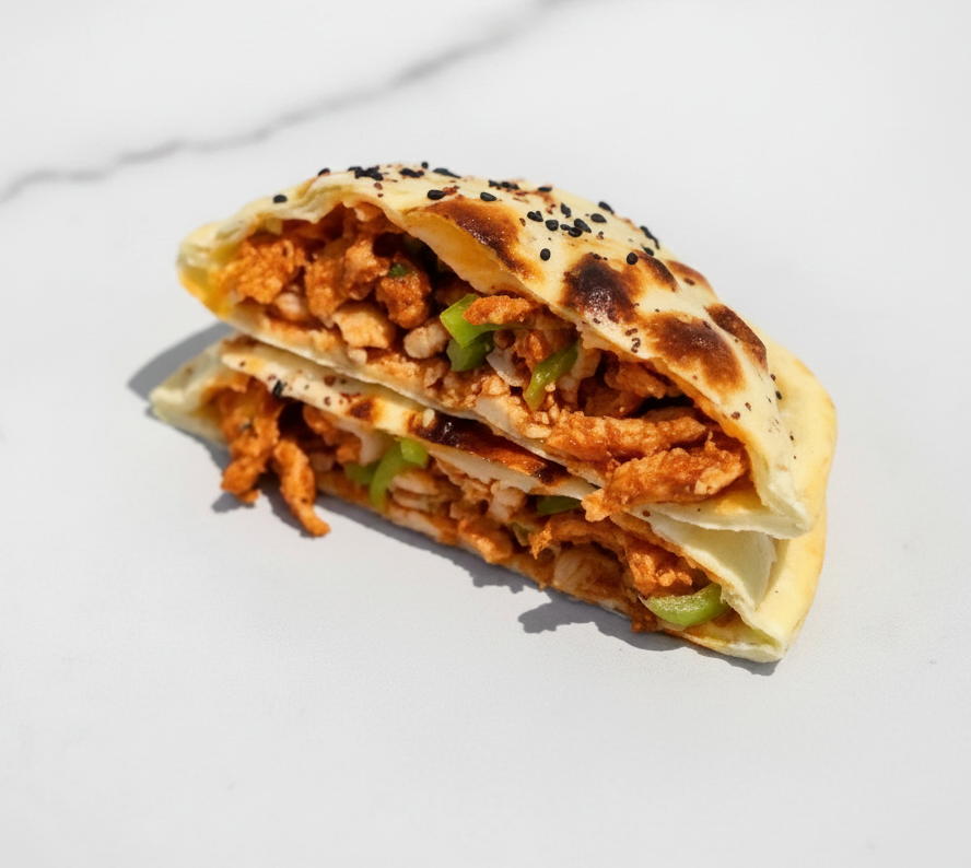 فطيرة دجاج مدور