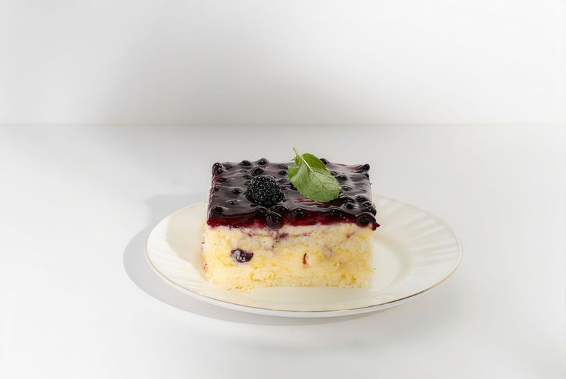 تشيز كيك توت ازرق