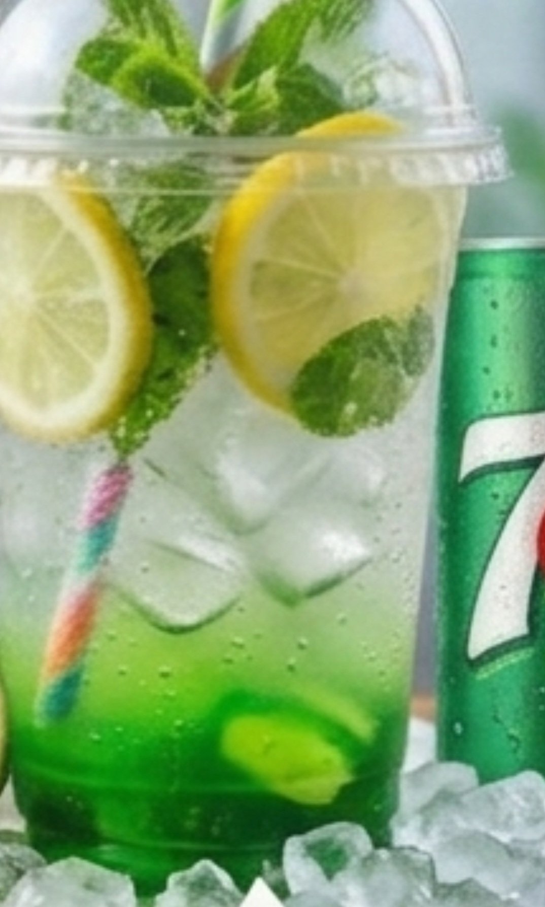 ماهيتو سفن مع الليمون والنعاع