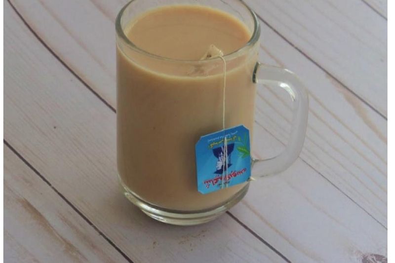 شاي بالحليب