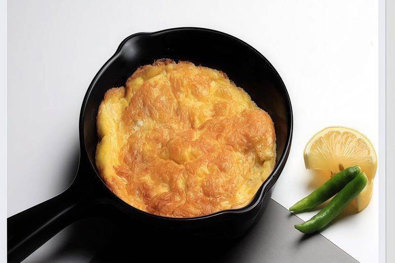 بيض في الفرن