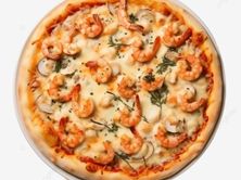 Shrimp Pizza With Vegetables (Medium)