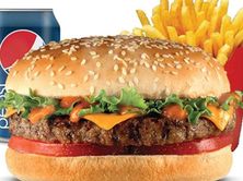 Fresh Beef Burger Meal
