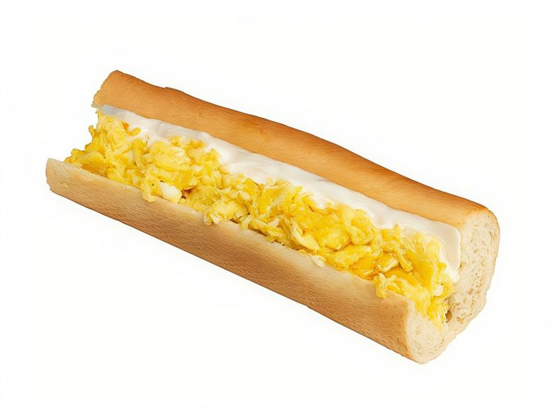 ساندويش بيض مقلي