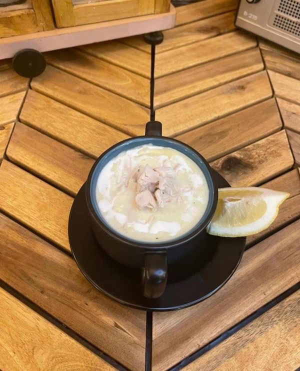 شوربة دجاج بالكريمة