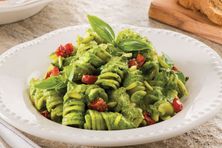 Pesto Fusilli Prawns