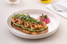Halloumi And Avocado Bruschetta