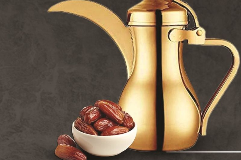 دلة قهوة سعودية 1 لتر