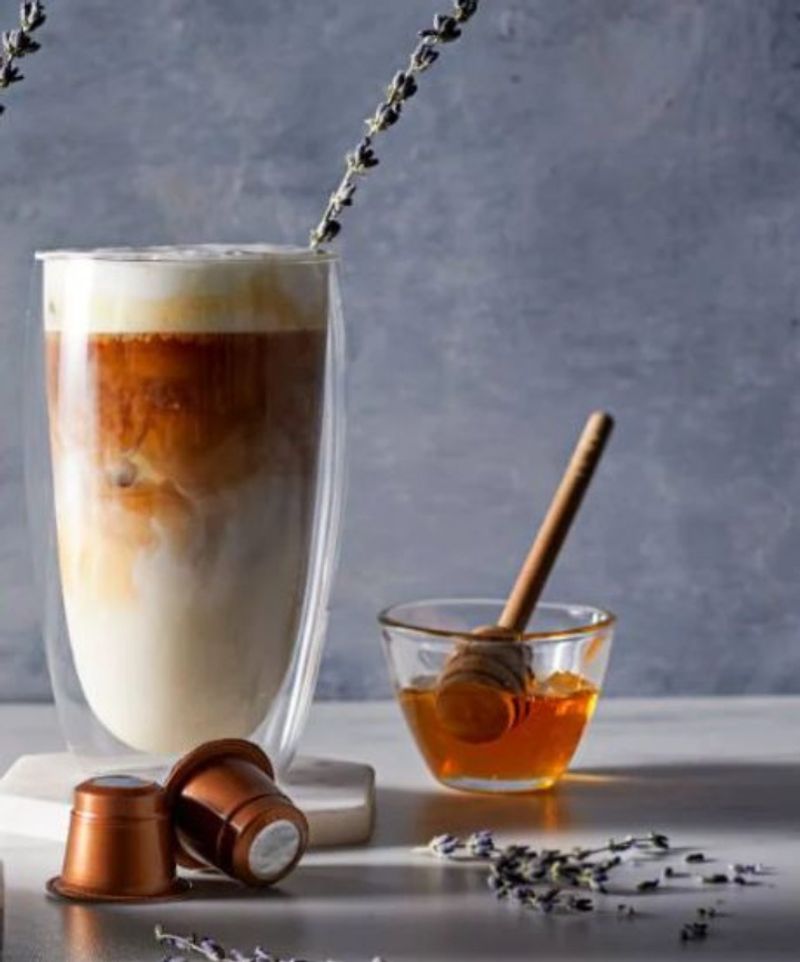 ايس لاتيه العسل - صغير