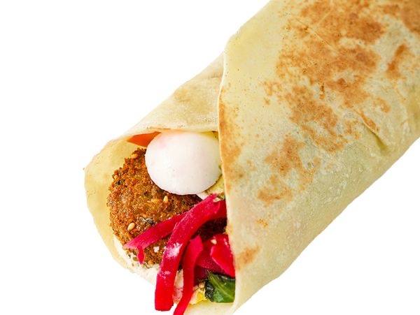 سندوتش فلافل- حمص بيض