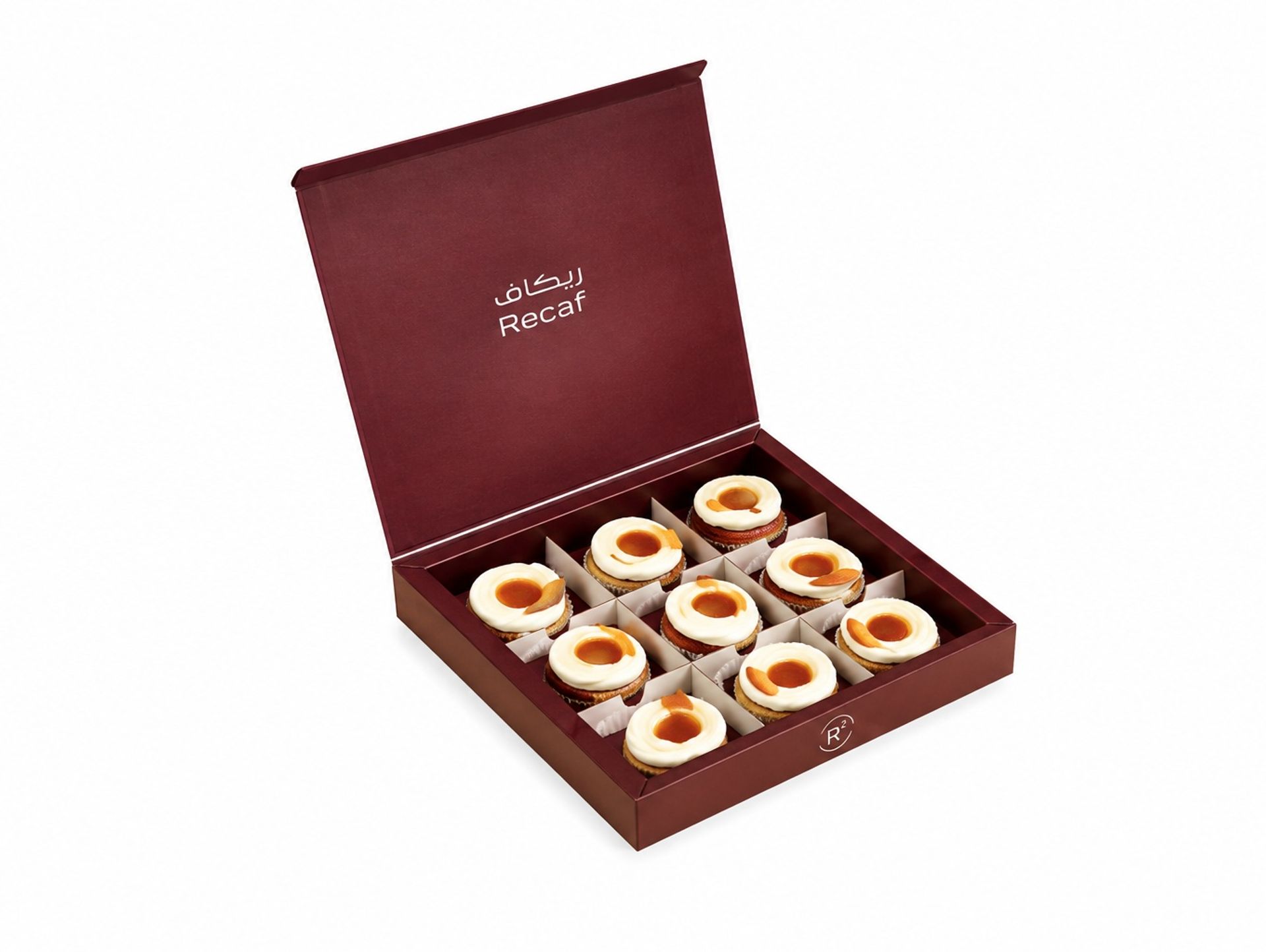 Date Cake Box - Date Cake 9pcs Box With 1 L Coffee