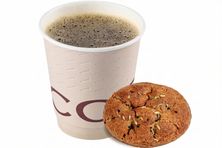 Cookies Hanini With Coffee Of The Day Hot